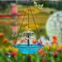 太阳能hangingfounta喂鸟器鸟浴盆