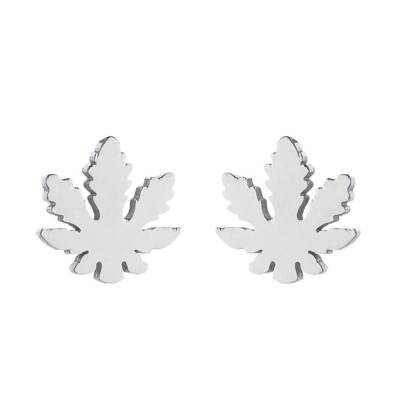 12g Weight PVD Coated Gold Plating Process PVD Coated Real Gold Plated Fruit Stainless Steel Retro Waterproof Non Tarnish Ear Studs