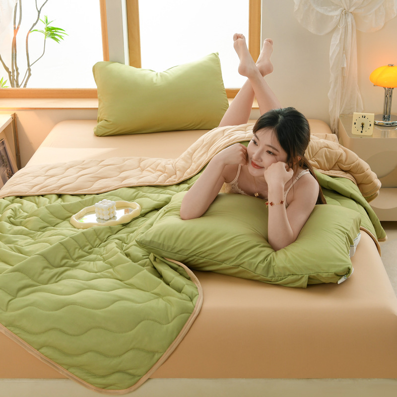 夏用アイスクリーム柄エアコン掛け布団、柔らかく快適なエアコン掛け布団、洗濯機で洗える、子供用ダブル夏掛け布団|undefined