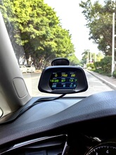 P19汽车OBD行车电脑多功能显示器海拔表油耗表故障检测仪表改装