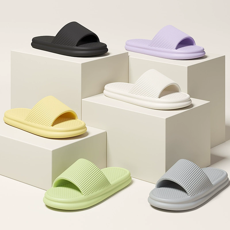 Summer non-slip slippers for bath, for beloved, soft sole