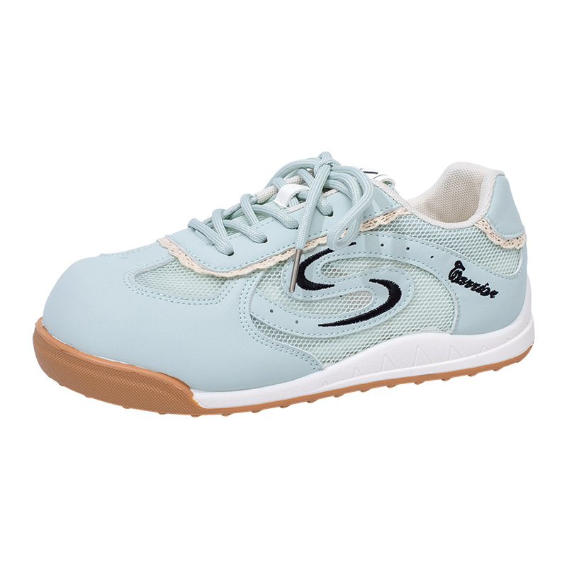 Zapatillas de entrenamiento alemanas ligeras con cordones para mujer, estilo ballet, artísticas y delicadas, estilo bosque, cálidas.