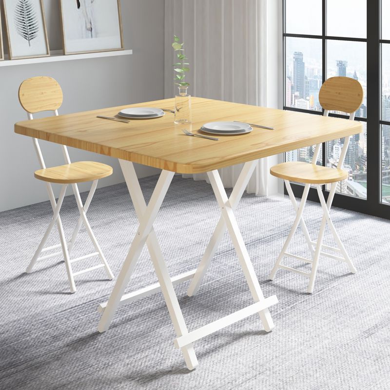 Mesa de comedor retráctil de casa de alquiler pequeña simple y portátil mesa de negociación doméstica multifuncional económica mesa plegable image 39
