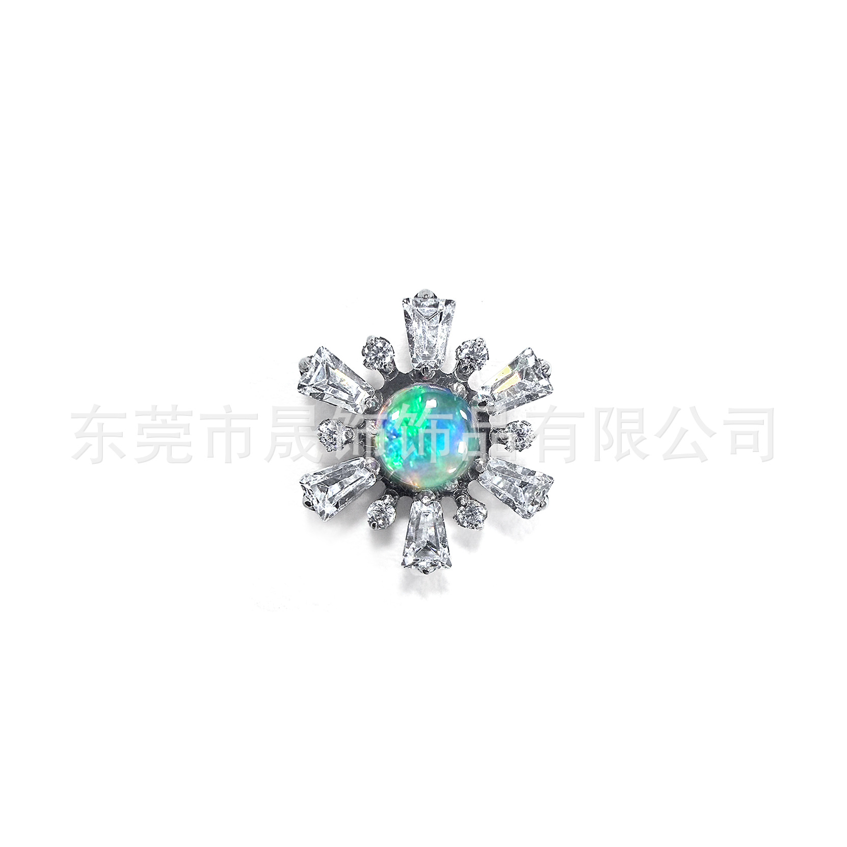 F136 Titanium Alloy 极光澳宝雪 Flower Studded 5A Cubic Zirconia Ear Stud Labret Stud Helix Cartilage Stud G23 Titanium 人体 Piercing 饰