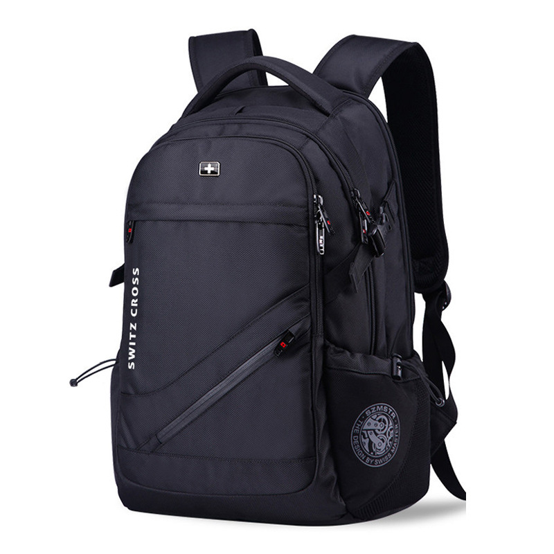 Swiss Backpack Men's Large Capacity Junior High School Student School Bag Men's Business Travel Computer Swiss Army Knife Backpack
