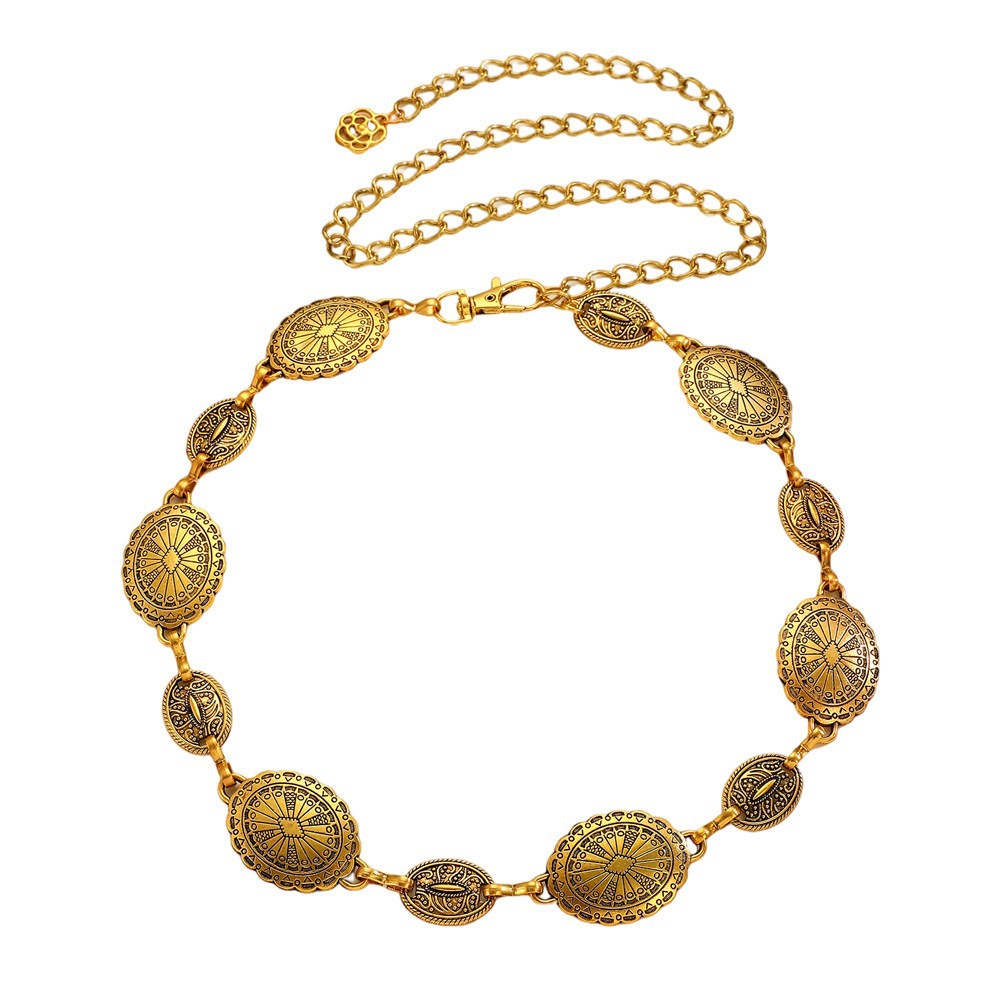 Women's Versatile Metal Waist Chain Summer Trendy Accessory_voghion.com