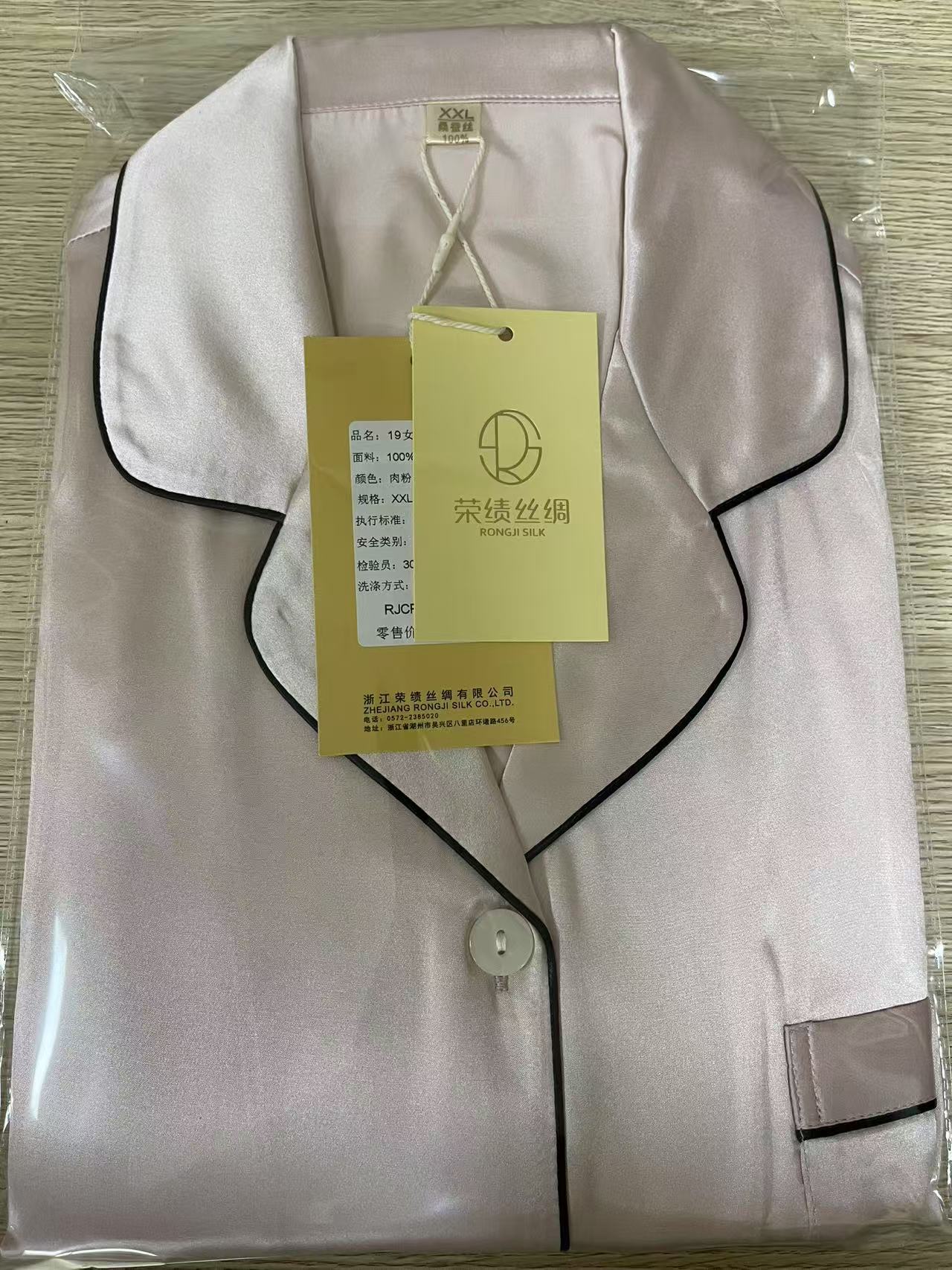 19mm 미디엄 핏 여성용 핑크색 의류