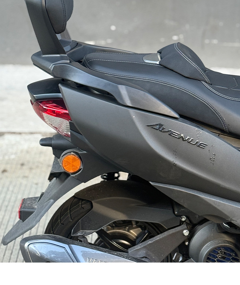 Suitable for Yamaha Xingying 125 Modified Rear Backrest, Thickened Aluminum Alloy Material, Xingying Rear Passenger Backrest Cushion