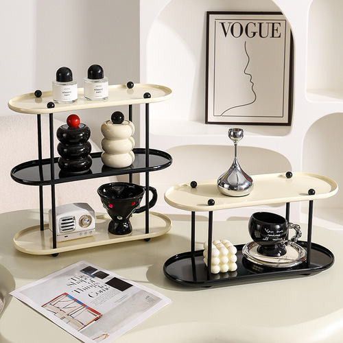 Triple-layer water glass holder, storage rack, glass cups, coffee cups, tea cups, mugs, drinking cups, display stand