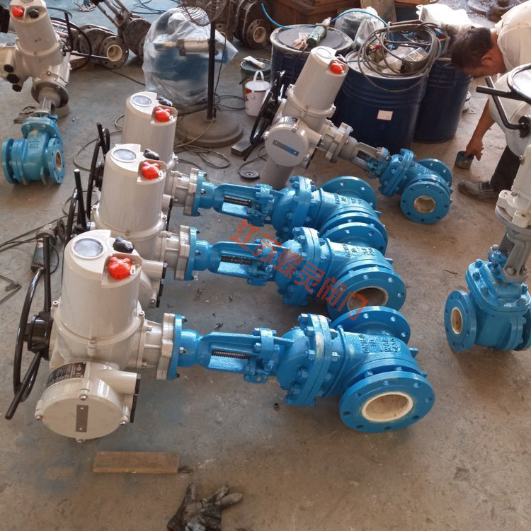 铸钢陶瓷闸阀PZ941TC-10C 法兰电动阀DN300 不存渣启闭灵活