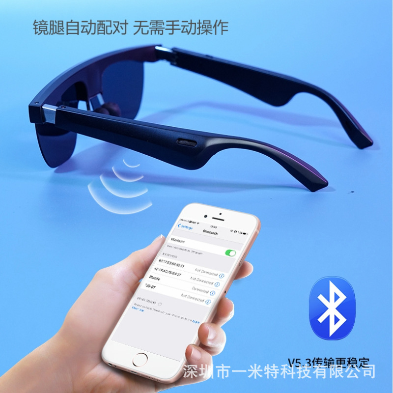助盲眼镜M10雷达避障语音助手音乐打电话导航信息盲人智能助手|undefined