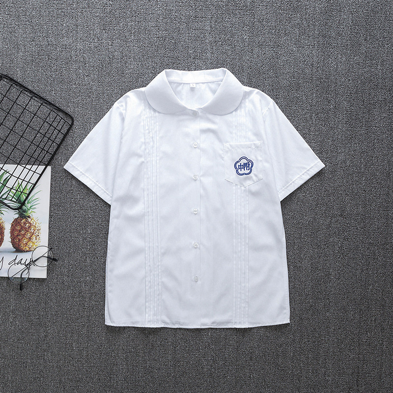Chemise D2002 * manches courtes (Milky White) / S