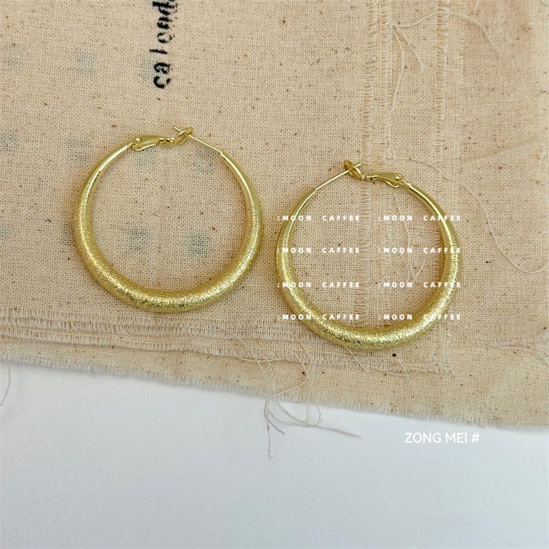 은바늘 프로스트 골드 직경 4cm