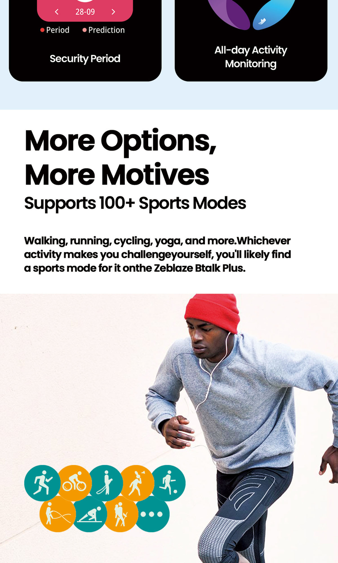 Zeblaze Btalk Plus Smartwatch Display