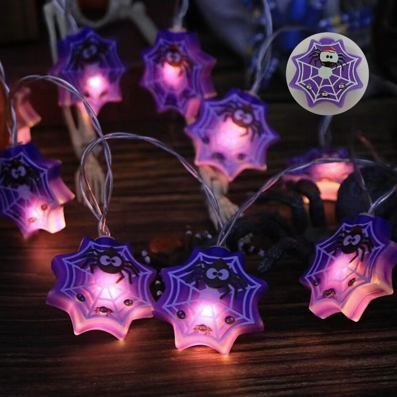 人気LEDクロスボーダーアマゾンハロウィンデコレーションパンプキンゴーストライトストリング装飾飾り付け吊り下げ飾りハロウィンデコレーション|undefined
