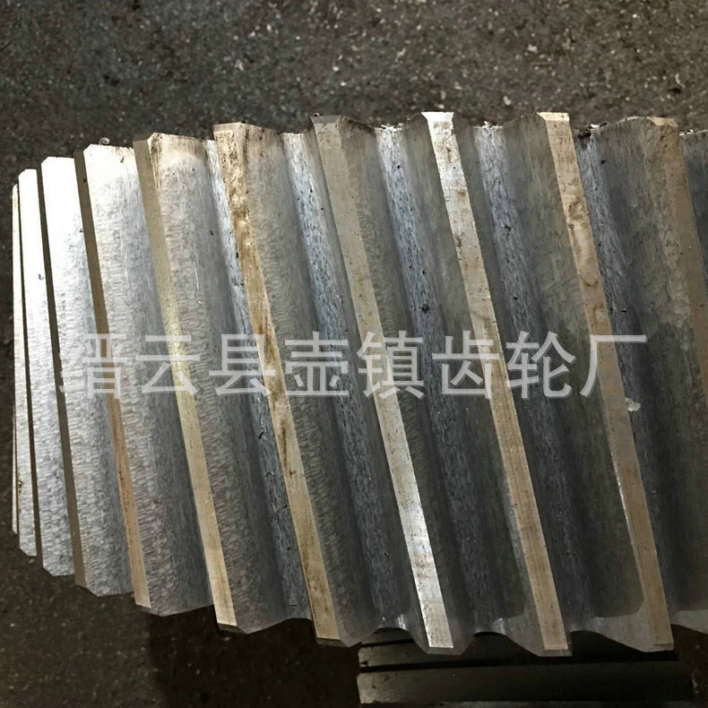 厂家供应45度右旋斜齿轮 高精密斜齿轮 斜齿轮