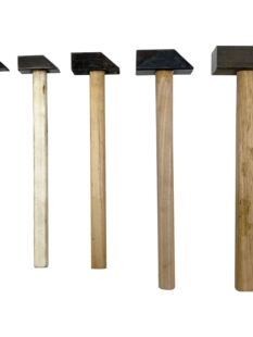 Gold, Silver, and Copper Jewelry Square Hammer Iron Hammer Trimming Square Hammer Installation Hammering Carving 45 # Carbon Steel Hammer Wooden Handle Mallet