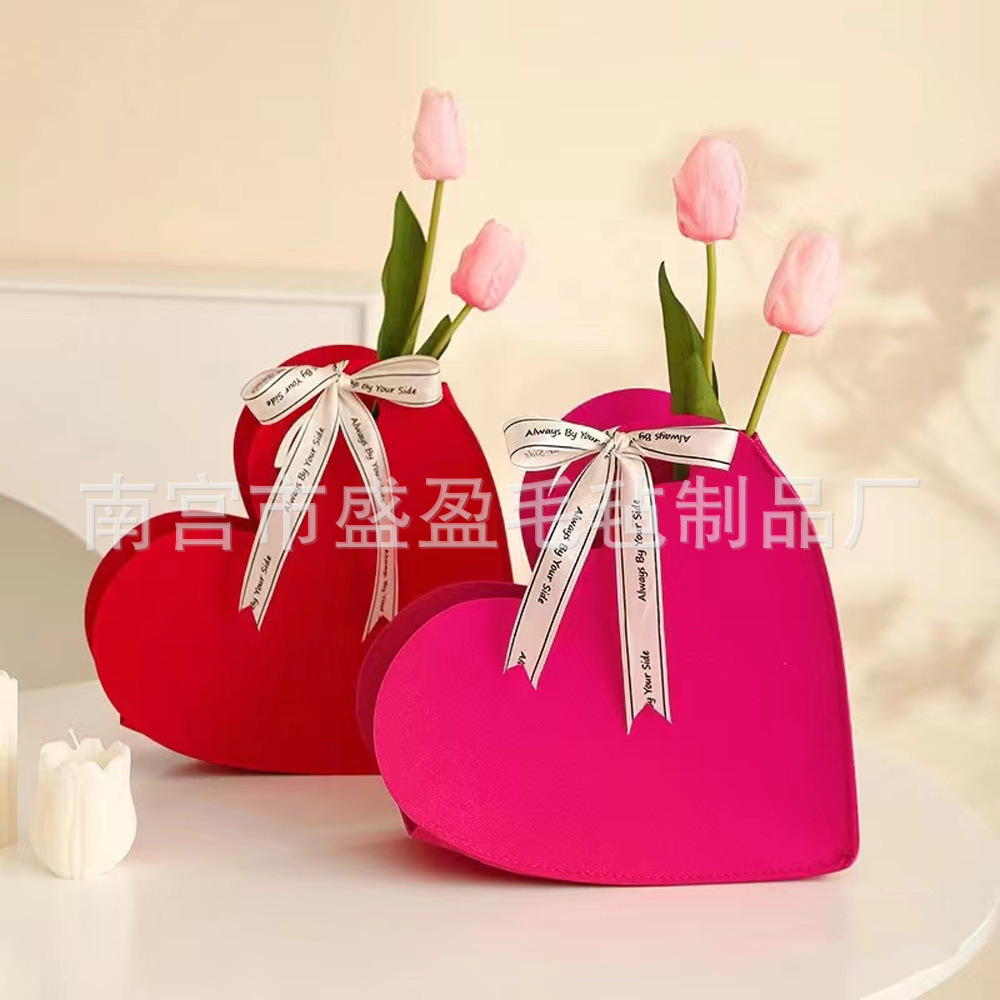 喜糖袋ins风糖盒小红书伴手礼喜糖盒成品结婚手拎爱心形喜糖袋