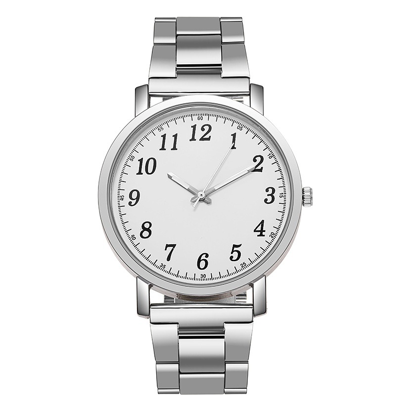 Venta directa de fábrica, relojes de pulsera de acero para mujer, relojes de cuarzo para hombre, relojes de pareja, un par de relojes de regalo, estilo ejecutivo