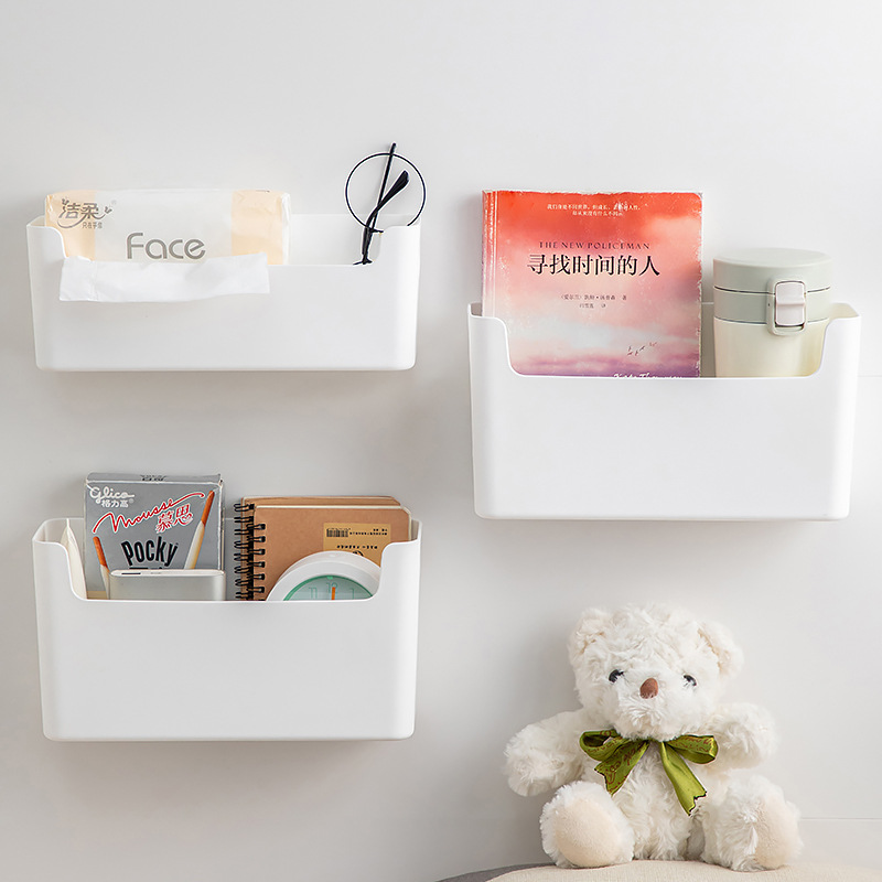 Caja de Almacenamiento de Pared para Cocina de Plástico, Portátil, para Refrigerador
