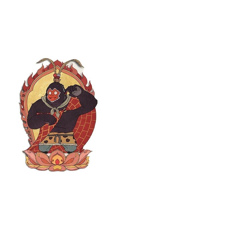 浪浪山小妖怪动漫周边卡通可爱家居装饰不掉色亚克力磁吸冰箱贴|undefined