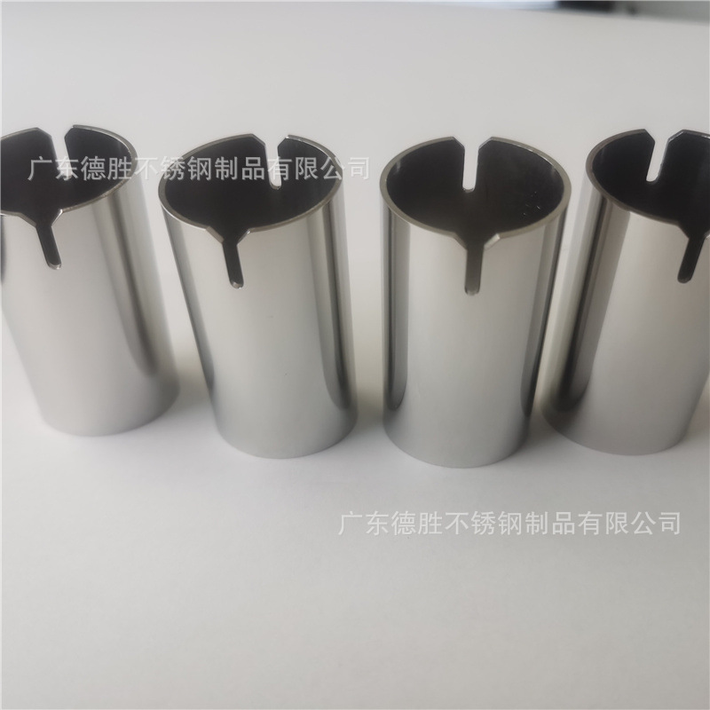 304不锈钢精轧管 激光打孔切割 无毛刺不锈钢精密管定尺切短6mm