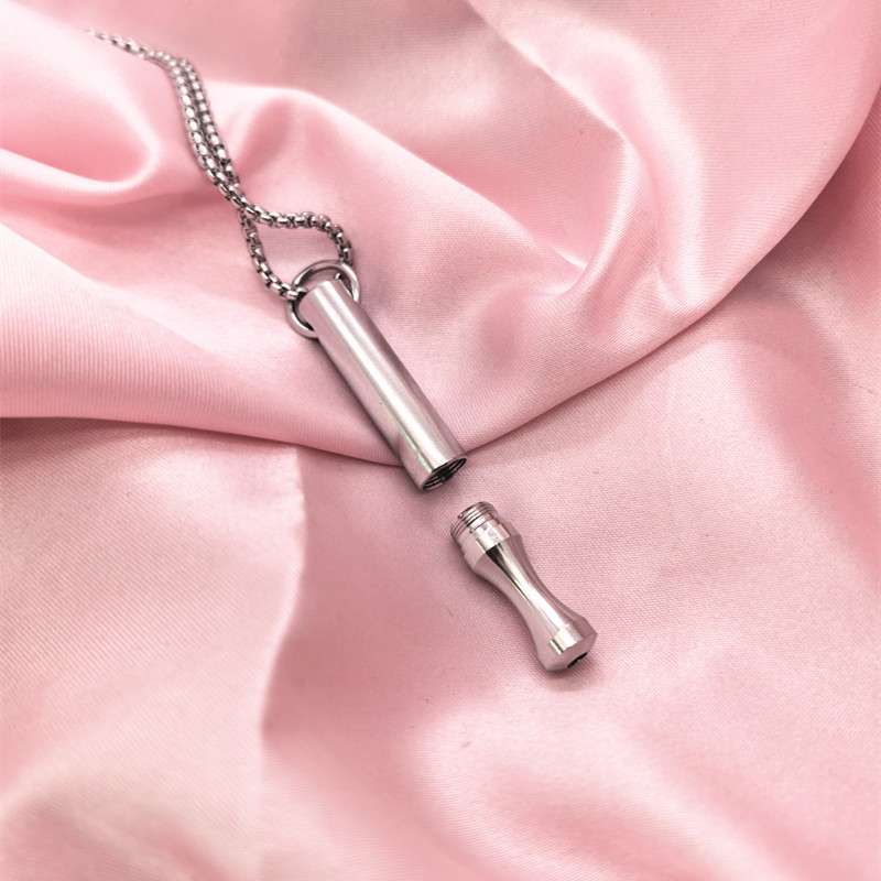 Edelstahl Aromatherapie Halskette Diffuser Für Ätherische Öle_voghion.com