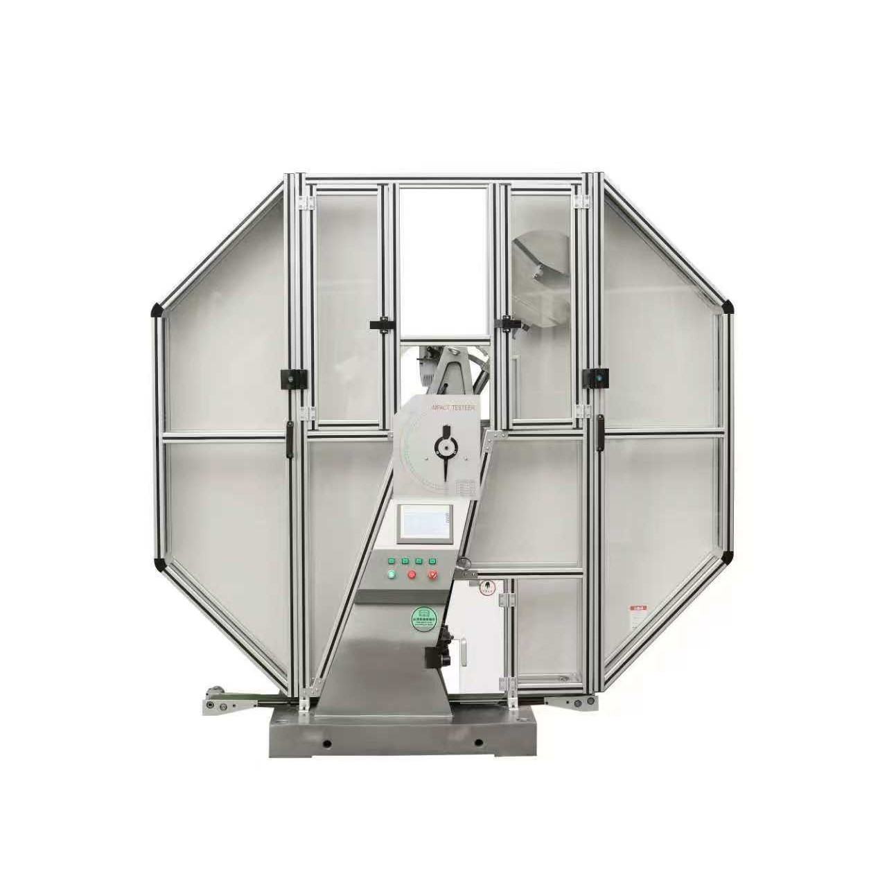 跨境专供 全封闭防护罩 450J JBW-450C简支梁金属摆锤冲击试验机