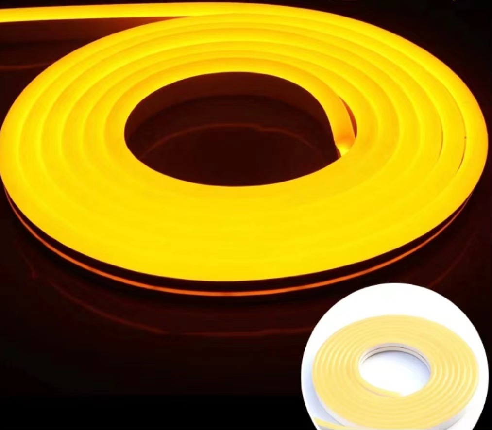 Tira de Luz LED Neón Flexible RGB 12V 6x12mm Impermeable para Publicidad Exterior