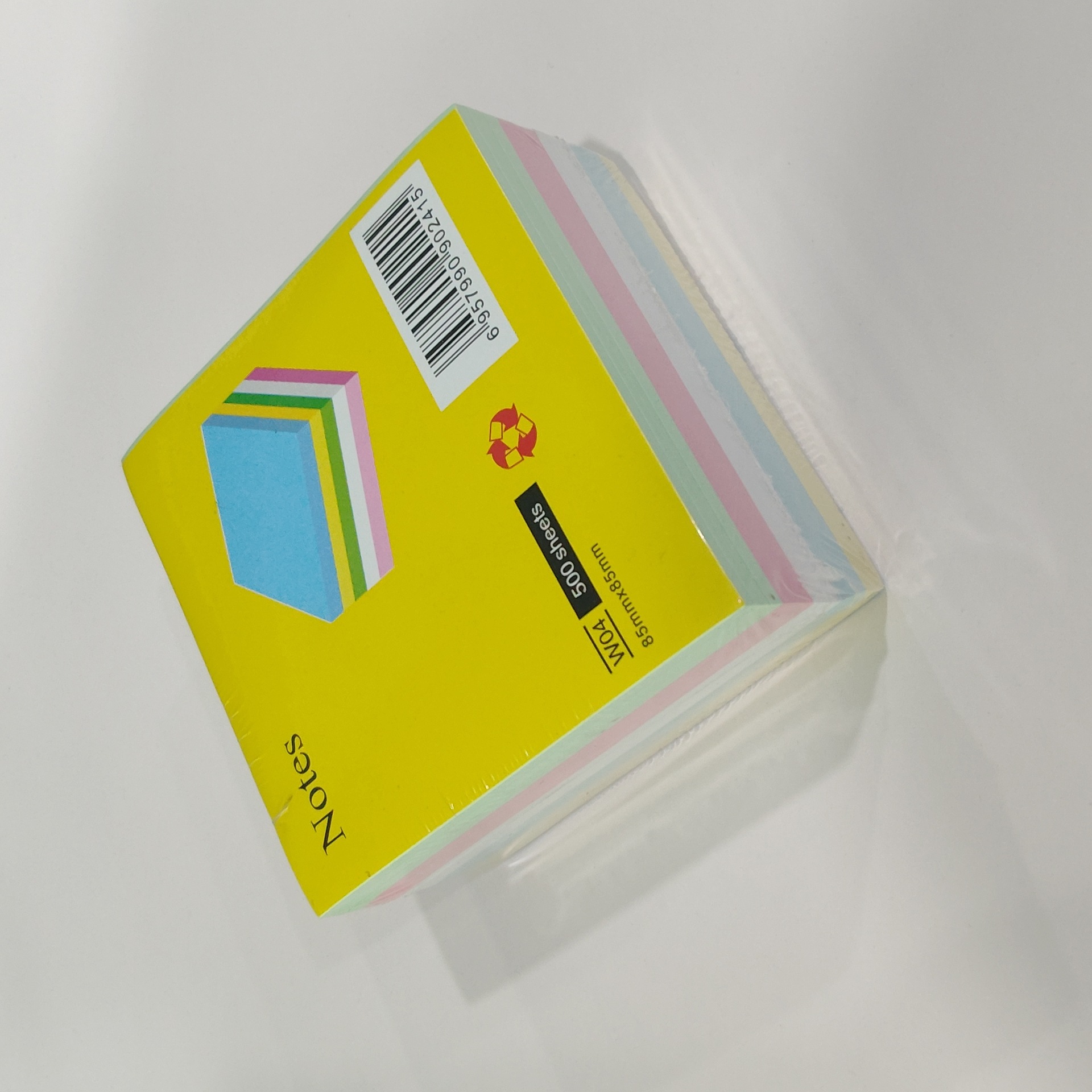 Bloque de papel notes adhesivos con funda retráctil creativa, mensajes