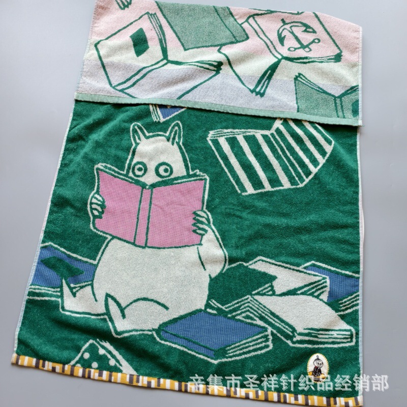 Exported to Japan, Moomin Yami extra-large and thick bath towel, cute Moomin beach bath towel Exported to Japan, Moomin Yami extra-large and thick bath towel, cute Moomin beach bath towel