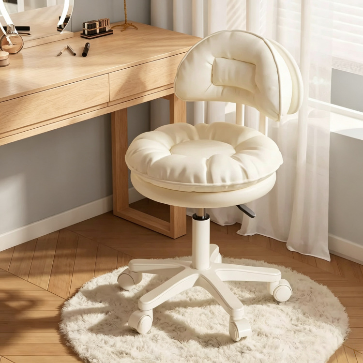 New model of special chair for streamers, adjustable vanity chair for bedroom and dormitory, rotatable chair for girls' beauty salons