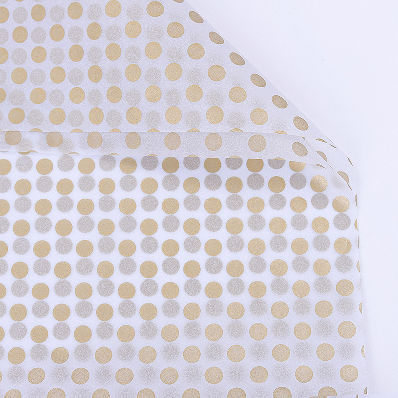 Papel de copia plegable metálico 20 hojas 50x70cm papel de tejido de Navidad papel de pera en stock papel de embalaje