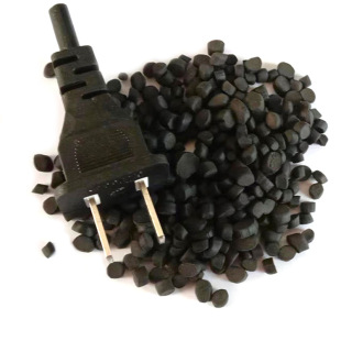 Pvc Granules Flame-Retardant Plug Material Extrusion Injection Molding Grade Pvc Polyvinyl Chloride Soft Black Recycled Granules