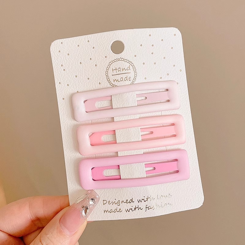 2025 verano pasador de cabello de dopamina colorido lindo frente dulce brocas de cabello rotas no lastimas brocas de cabello adornamientos para el cabello