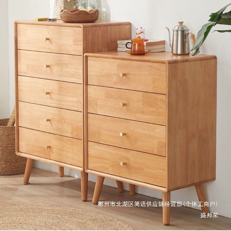 Fábrica directa sala de estar de madera sólida gabinete pequeño dormitorio almacenamiento armario de madera simple multifuncional image 1