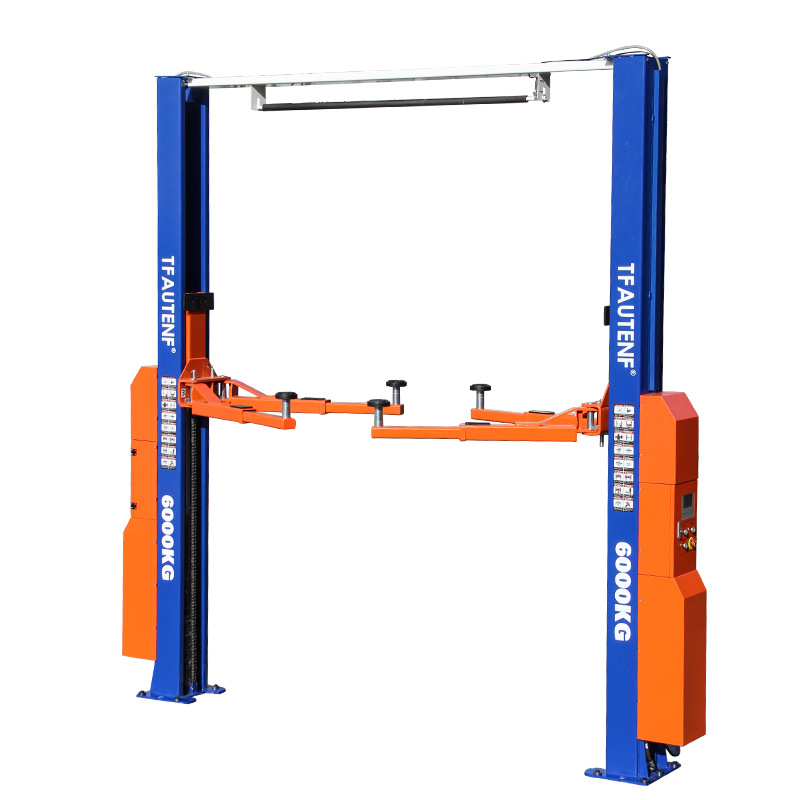 Elevador Hidráulico de Doble Columna para Autos, Plataforma Elevadora de 6 Toneladas, Exportación de Comercio Exterior, Directo de Fábrica