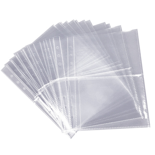 a5 transparent 2-grid PP card bag game card 5-inch Polaroid photo storage bag loose-leaf photo album inner page 6-hole replacement core