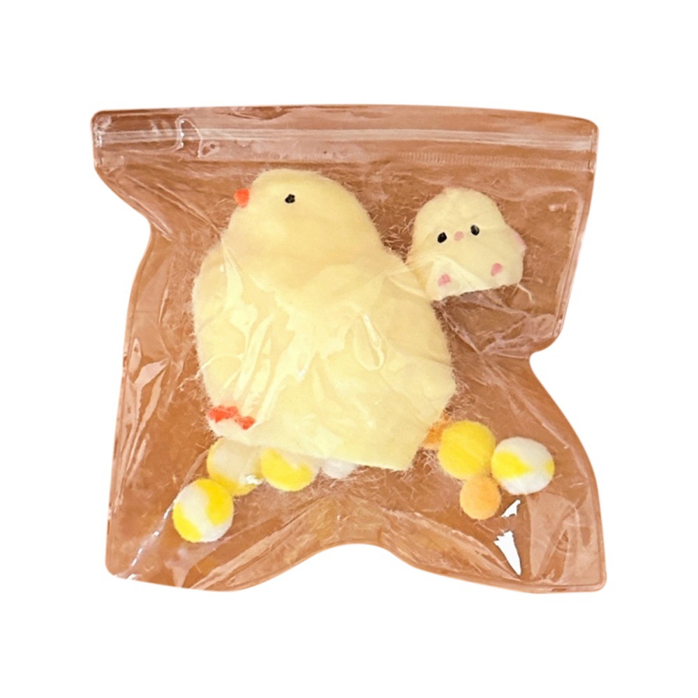 Bonito pellizco pellizco juguete de pollo pequeño pollo gordo muñeca de simulación de diversión muñeca de descompresión de ventilación juguetes de rebote lento