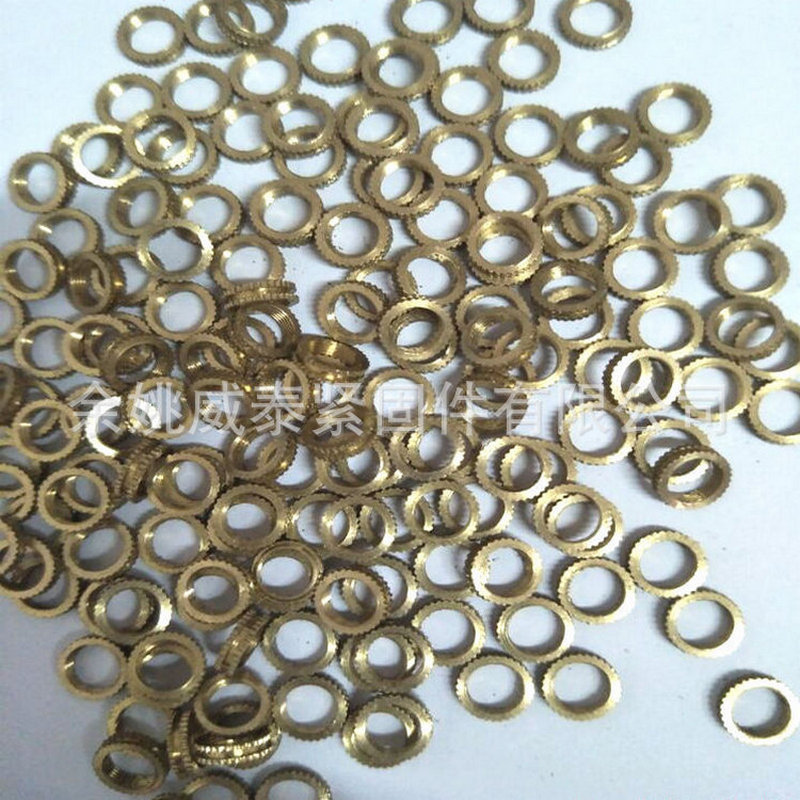 铜螺母M7滚花铜螺母M7X0.5细牙铜螺母M6X0.75六角细牙铜螺母M10X1