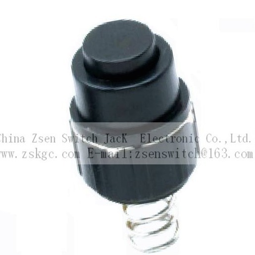 圆形手电筒按钮开关9.5MM  手电筒按键开关9.5mm 圆形自锁开关