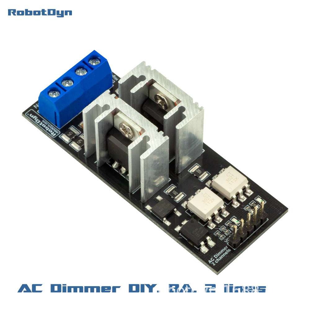 模块电源AC Light Dimmer Module, 2 Channel, 3.3V/5V logic|ru