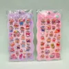 Crayons, three dimensional sticker, 3D