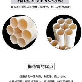 多孔七孔梅花管 通信电力线缆同步预埋管束
