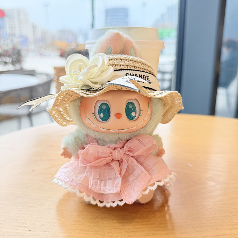 洋服限定】1代目・2代目キーホルダー ラブブ服ペンダント ラブブブラック香風椿+小Cバッグ