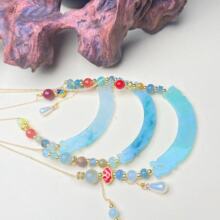 玉吉阁天然缅甸翡翠A货国风原创双簧项链吊坠工厂批发直销福利