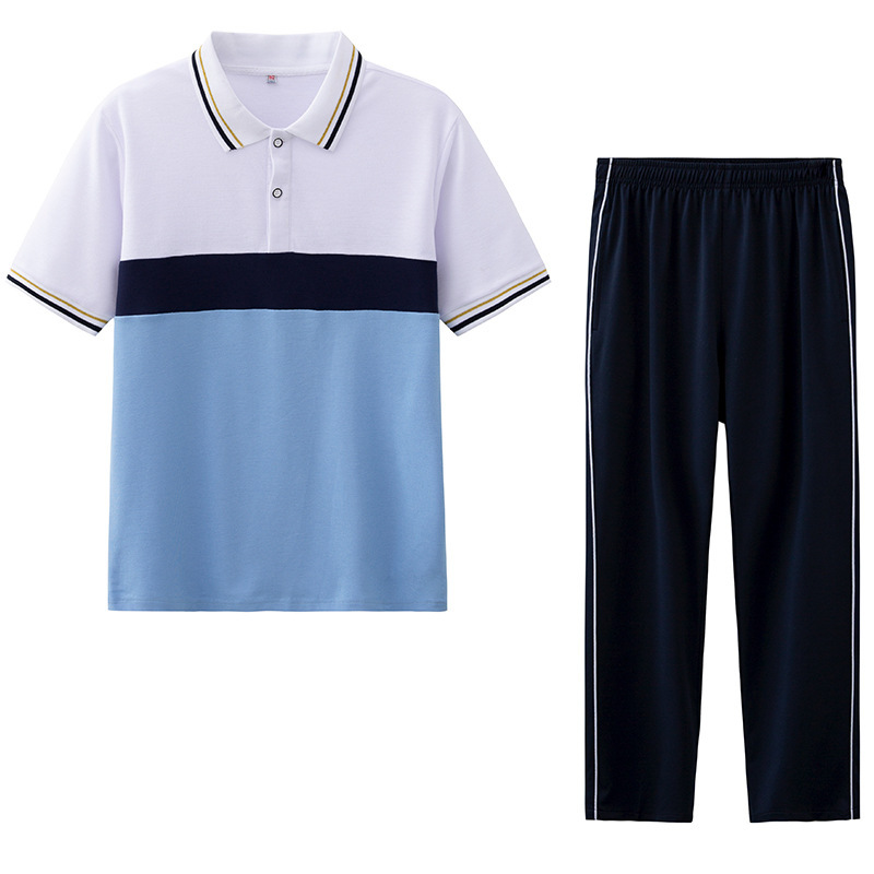 夏中学生制服セット、中学生男女運動会クラス制服、小学生半袖Tシャツグループユニフォーム|undefined