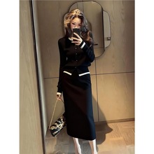 深圳南油2025小香风外套半身裙套装女秋季高级感轻熟职业装两件套