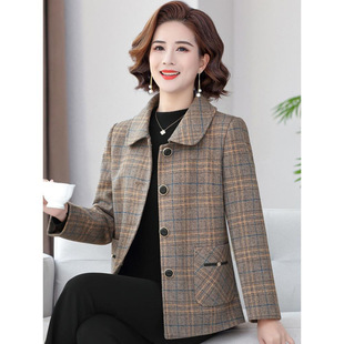 Middle-Aged Mother's Spring & Fall Fashionable Spring Outwear Women's Middle-Aged and Elderly 2025 New Spring Tops