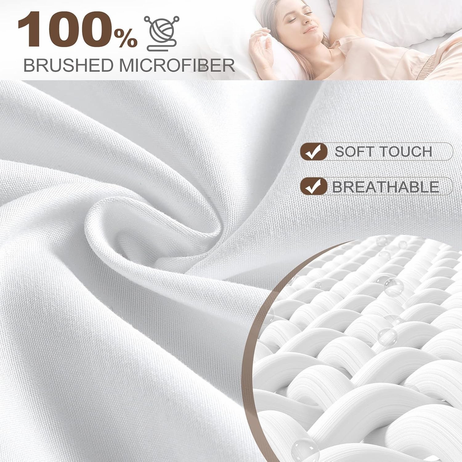Cross-border Pure Cotton Solid Color Sheets, All-cotton Light Luxury Simmons Mattress Covers, Fitted Sheets For_voghion.com